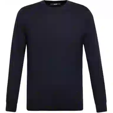 迪柯尼 纯色简约圆领修身保暖毛衣 男款