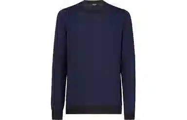 Fendi FW21 Blue Black Sweater