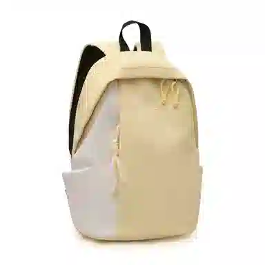單倉 简约休闲撞色校园初高中学生大容量轻便百搭 尼龙 防水书包背包双肩包 常规 男女同款情侣款 多色