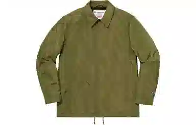 Supreme x Champion Coaches Jacket Olive