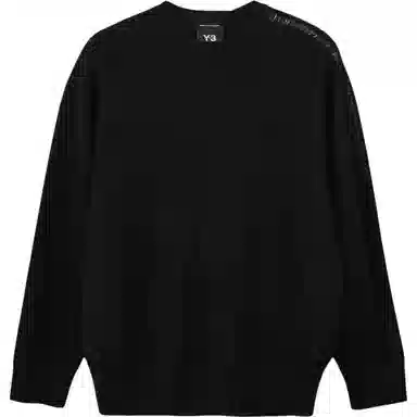 Y-3 Logo Knit Crew Sweatshirt