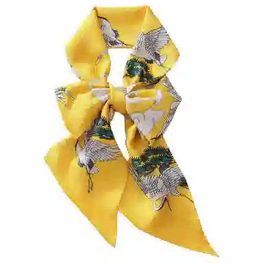 红豆 时尚绑包轻盈柔软经典设计简约大方 桑蚕丝 丝巾 女款