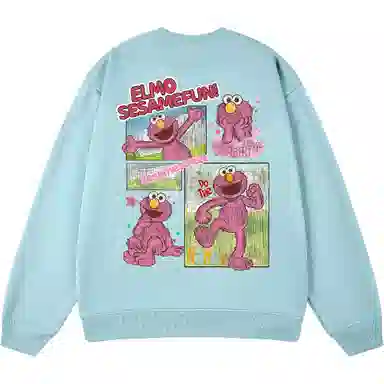 Sesame Street Elmo Crewneck Sweatshirt