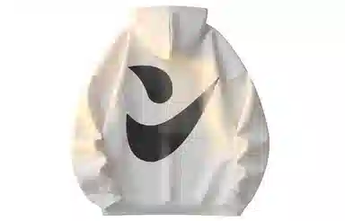 冰飞 美式复古高级感简约基础款创意手绘字母图案发泡印花高街潮牌外套学院风小众设计感高克重磅连帽卫衣 男女同款