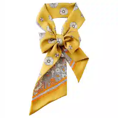 红豆 时尚绑包轻盈柔软经典设计简约大方 桑蚕丝 丝巾 女款