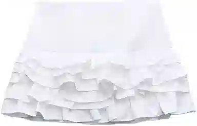 ZARA Mid-Rise Casual Skirt White