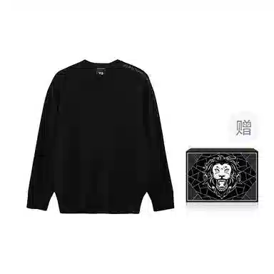 Y-3 Logo Knit Crew Sweatshirt