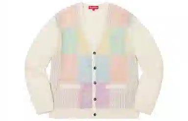 Supreme SS22 Week 5 Brushed Grid Cardigan