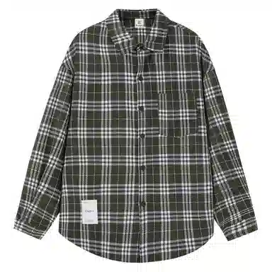 R.super FW24 Plaid Logo Shirt