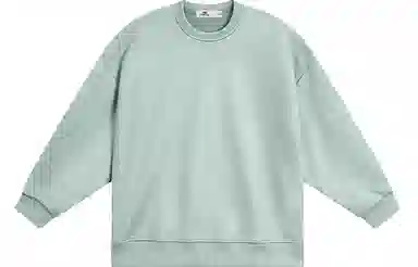 快鱼 美式复古重磅麂皮绒基础款多巴胺色系纯色宽松套头圆领通勤户外百搭长袖休闲卫衣 通用