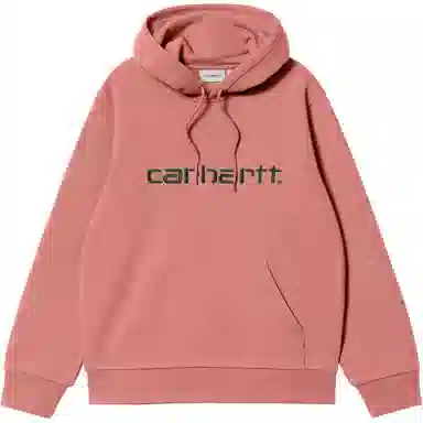 Carhartt WIP Hooded Sweatshirt Dark Rose