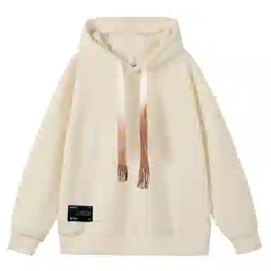 大卫贝肯 美式复古简约百搭休闲宽松套头连帽卫衣 男女同款 黑色