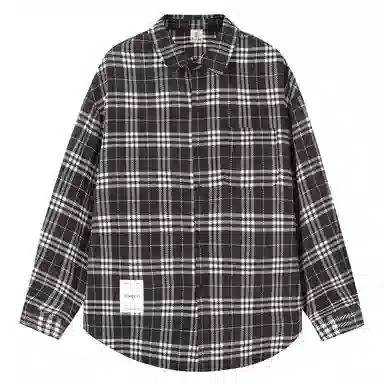 R.super FW24 Plaid Logo Shirt
