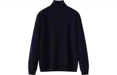 恒源祥 纯色高领针织毛衣 男款