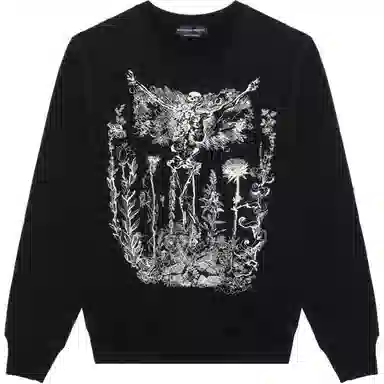 Alexander McQueen Skull Embroidered Sweatshirt