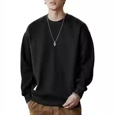 【dme】 基础款圆领时尚纯色毛衣 男女同款