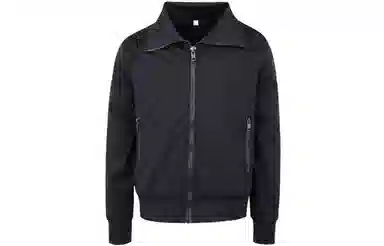 Burberry Logo Print Classic Jacket Black