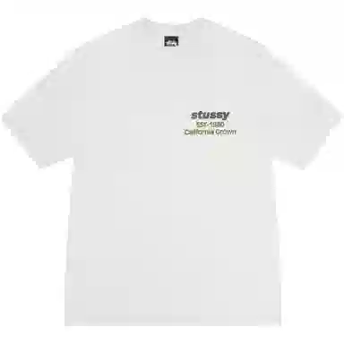 Stussy SS25 CALIFORNIA GROWN TEE PIGMENT DYED logoT