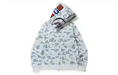 A BATHING APE Space Camo Shark Full Zip Hoodie