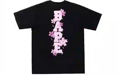 A BATHING APE BAPE Sakura Photo Ape Head Tee