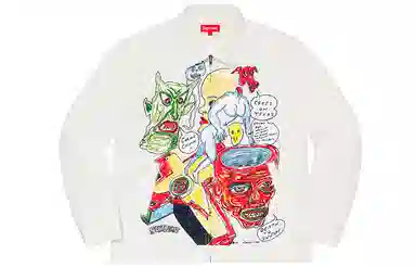 Supreme x Daniel Johnston Embroidered Work Jacket