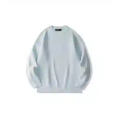 我是大卫 文艺风简约基础款休闲打底纹理感宽松针织衫 男女同款