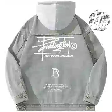 Paddington Bear Retro Denim Hoodie Jacket