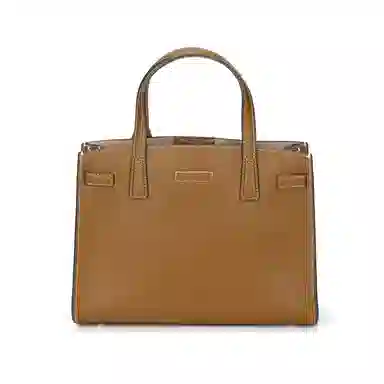 Tory Burch Robinson Small Satchel Brown