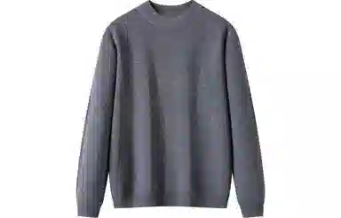 恒源祥 厚款半高领纯羊毛针织毛衣 男款