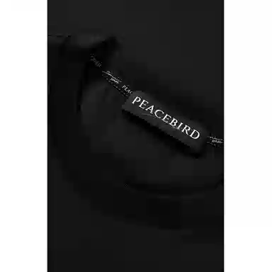 PEACEBIRD MEN Daria Song Tee Black