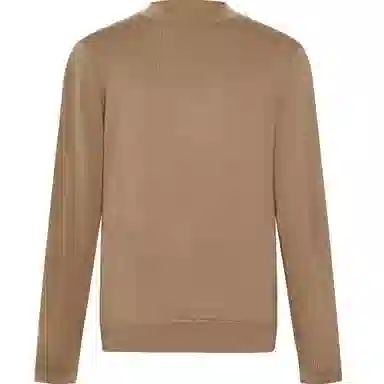 利郎 半高领保暖打底商务休闲纯色修身套头极简风可机洗羊绒衫 男款