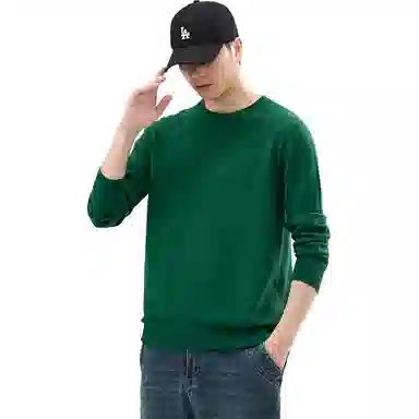 【dme】 圆领套头基础款宽松百搭纯色毛衣 男女同款