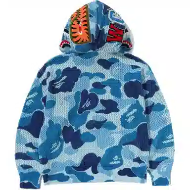 A BATHING APE ABC Camo Shark Hoodie
