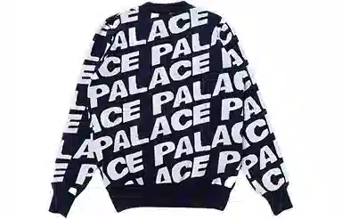 Palace Logo Sweater Navy