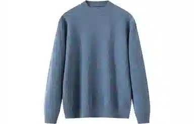 恒源祥 纯色半高领针织羊绒衫 男款