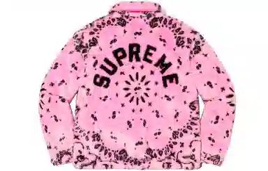 Supreme SS21 Week 1 Bandana Faux Fur Bomber Jacket