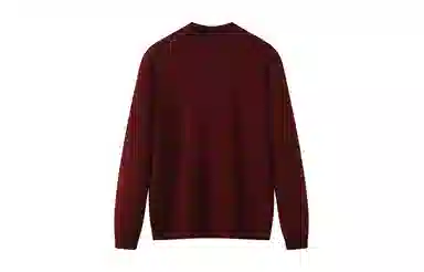 恒源祥 纯色半高领纯羊毛针织衫毛衣 男款