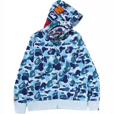 A BATHING APE ABC CAMO Shark Hoodie