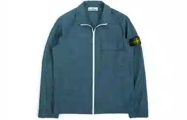 Stone Island Logo Jacket Blue