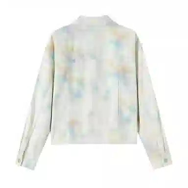 森马 满印宽松牛仔外套 女款