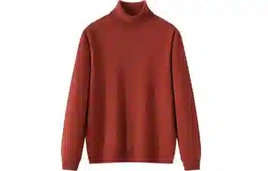 恒源祥 纯色高领套头长袖羊绒衫 男款