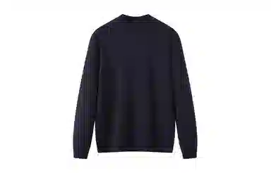 恒源祥 纯色半高领纯羊毛针织衫毛衣 男款