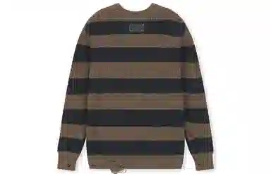 BONELESS Distressed Colorblock Sweater