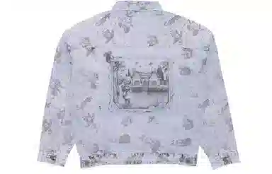 Drew House logo Idears Trucker Jacket Vintage Indigo Logo