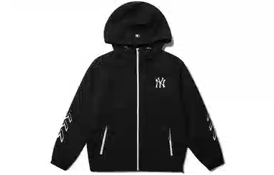 MLB Logo Hoodie Black