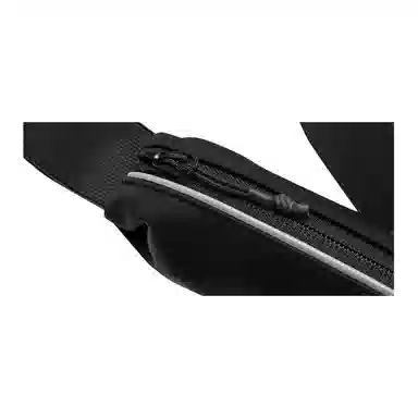 乔丹 飞影 时尚简约轻便专业收纳轻薄户外跑步 运动休闲 腰包 男女同款情侣款 黑色