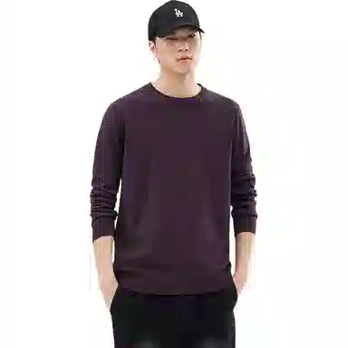 【dme】 圆领套头基础款宽松百搭纯色毛衣 男女同款