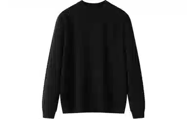 恒源祥 厚款半高领纯羊毛针织毛衣 男款