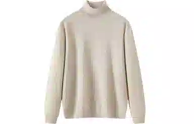 恒源祥 纯色高领套头长袖羊绒衫 男款