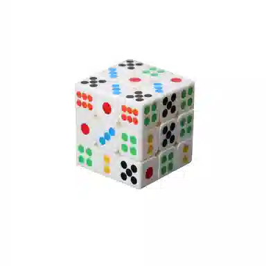 乐智由我 魔方三阶麻将魔方个性创意 早教益智玩具